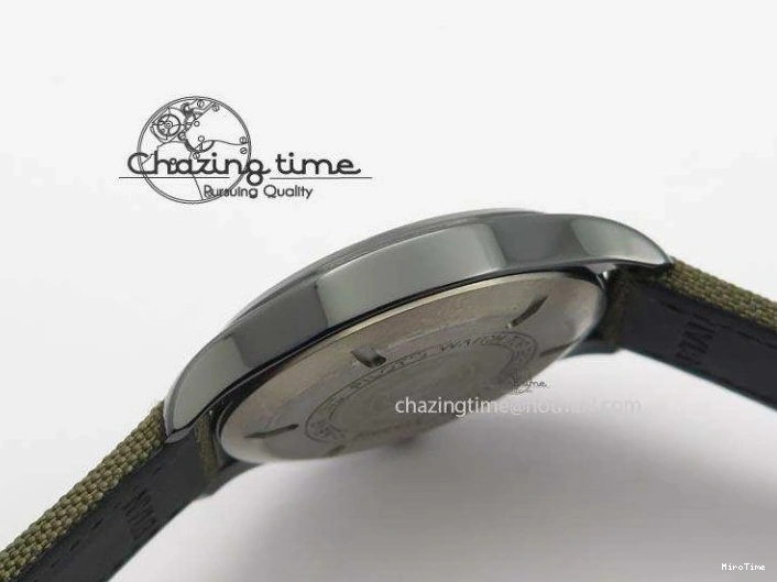 MIROTIME 0304 SunProtective MARK XVII IW324702 Real Ceramic MK Best Edition Green Dial On Green Nylon Strap A 7288